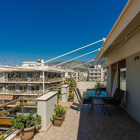 Ferienwohnung Cozy Seaside Penthouse With Sea & Mountain View. Volos Exterior foto