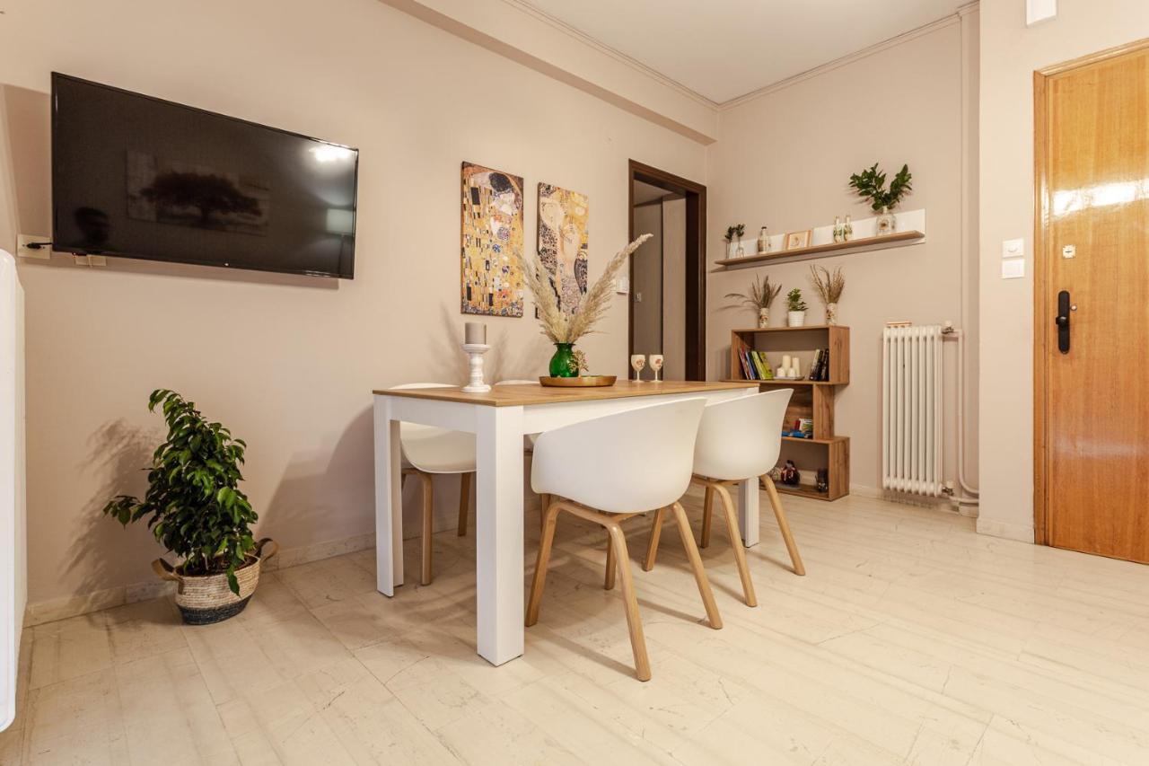 Ferienwohnung Cozy Seaside Penthouse With Sea & Mountain View. Volos Exterior foto